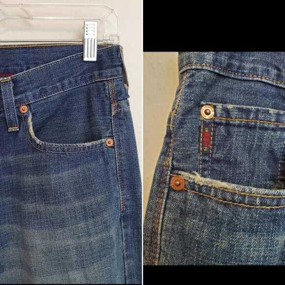 Vintage men's Abercrombie & Fitch boot cut button fly jeans - Picture 3 of 16